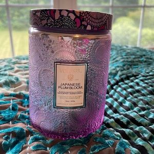 Anthropologie Japanese Plum Blossom Candle